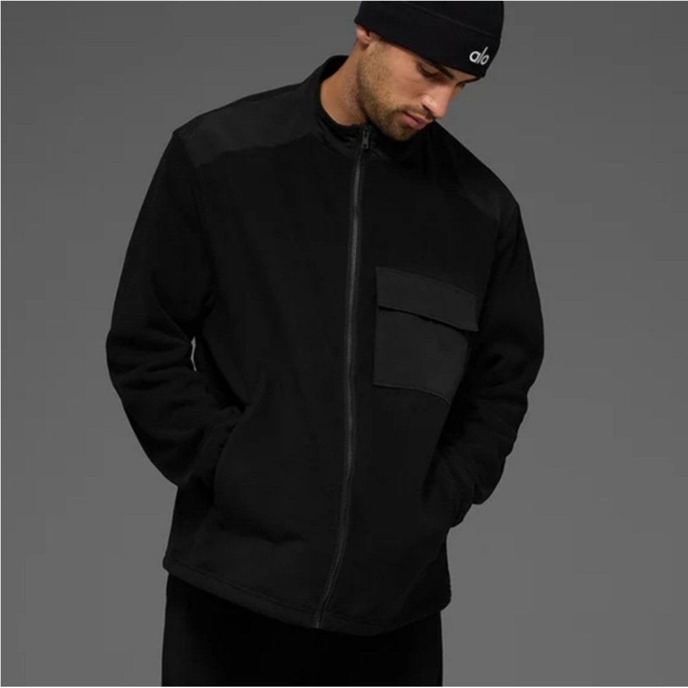 Men's Black Alo Yoga Ridge Jacket